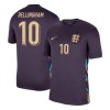 Maglia ufficiale Inghilterra Bellingham 10 Trasferta Euro 2024 per Uomo